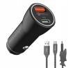 Outlet iWotto 18W - Ładowarka samochodowa USB z kablem Type-C