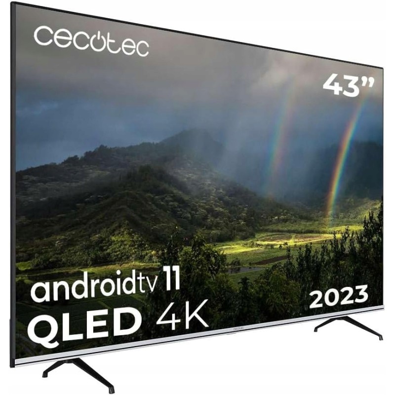 USZKODZONY Cecotec V2 Series VQU20043s model 03623 43cale 4K UHD 60 Hz OPIS USZKODZONY Cecotec V2 Series VQU20043s model 03623 43cale 4K UHD 60 Hz OPIS