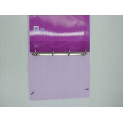 Outlet Zeszyt w kratkę A4 Oxford 80 kartek + Segregator fioletowy twardy Ox