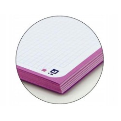 Outlet Zeszyt w kratkę A4 Oxford 80 kartek + Segregator fioletowy twardy Ox