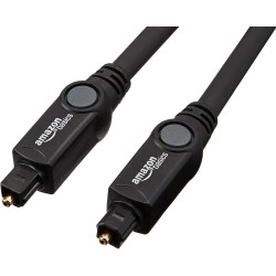 Outlet AmazonBasics 7GSW długość kabla 1.8m TOSLINK Czarny kabel audio