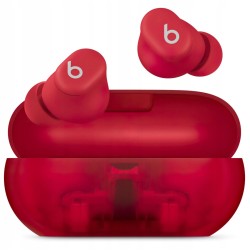 Outlet Słuchawki dokanałowe BEATS Solo Buds czerwony Bluetooth zasięg 10 m