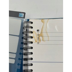 Outlet Oxford MyFab Agenda planer 2025 język hiszpański rozmiar A5 OPIS