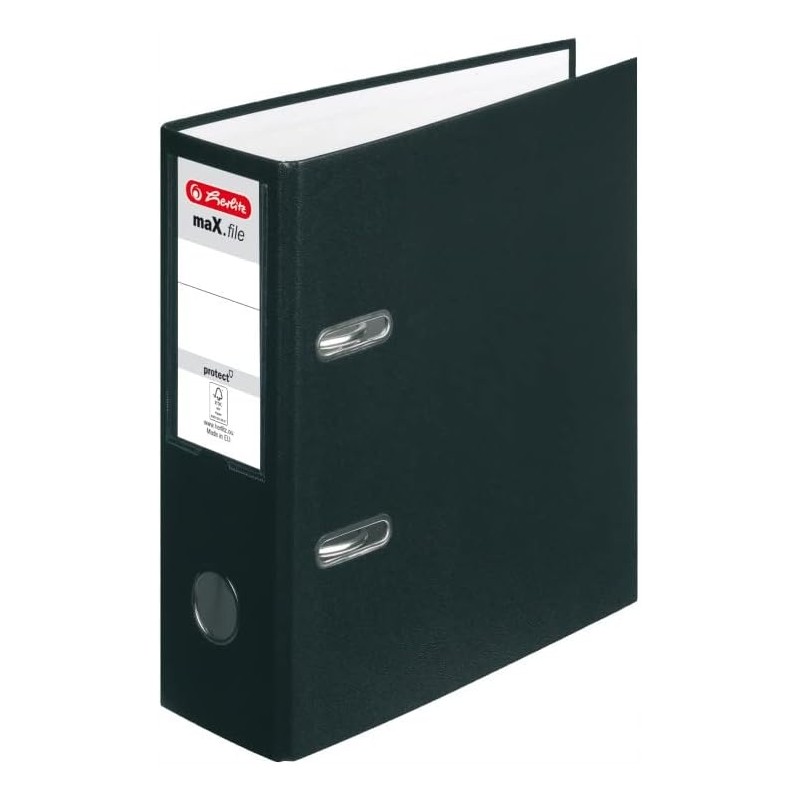 Outlet Herlitz max.file Protect A5 segregator organizacja dokumentów czarny Outlet Herlitz max.file Protect A5 segregator organizacja dokumentów czarny