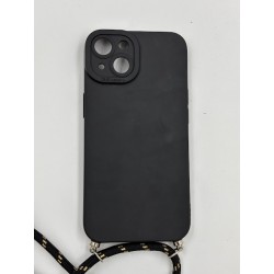 Outlet Vauki Etui na telefon z paskiem do iPhone 14 silikonowe TPU + pasek