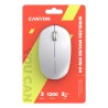 Outlet CANYON Mysz MW 04 Oburęczna OPIS Biała/Szara USB Radio bezprzewodowa