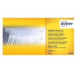 Outlet Zszywki Avery rozmiar 20mm plastikowe 5000 sztuk załączniki do tagów