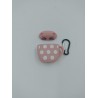 Outlet Pokrowiec na Etui od słuchawek Wondee Airpods 1,2 różowy kot klips