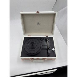 Outlet GPO Gramofon Retro Soho Miedziany Biały Retro funkcja auto-stop