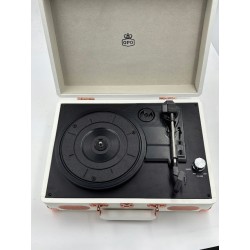 Outlet GPO Gramofon Retro Soho Miedziany Biały Retro funkcja auto-stop