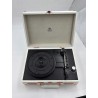 Outlet GPO Gramofon Retro Soho Miedziany Biały Retro funkcja auto-stop