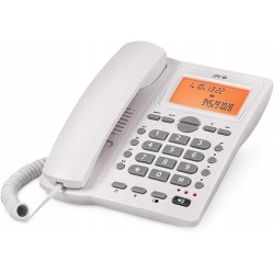 Outlet SPC TELEFON STACJONARNY DUŻE KLAWISZE 134976 OPIS biały słuchawka