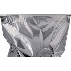 Outlet Worki foliowe zwykłe koperty z samoprzylepną srebrne 50 szt. 35x47cm