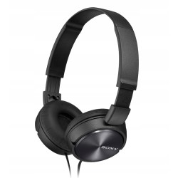 Outlet Słuchawki nauszne Sony MDR-ZX310AP czarny przewodowe sprzęt audio