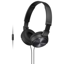 Outlet Słuchawki nauszne Sony MDR-ZX310AP czarny przewodowe sprzęt audio