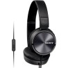 Outlet Słuchawki nauszne Sony MDR-ZX310AP czarny przewodowe sprzęt audio
