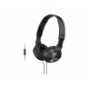 Outlet Słuchawki nauszne Sony MDR-ZX310AP czarny przewodowe sprzęt audio
