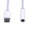 Outlet PremiumCord słuchawkowy OPIS adapter USB C - Jack 3.5mm biały audio