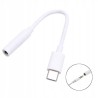 Outlet PremiumCord słuchawkowy OPIS adapter USB C - Jack 3.5mm biały audio