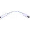 Outlet PremiumCord słuchawkowy OPIS adapter USB C - Jack 3.5mm biały audio