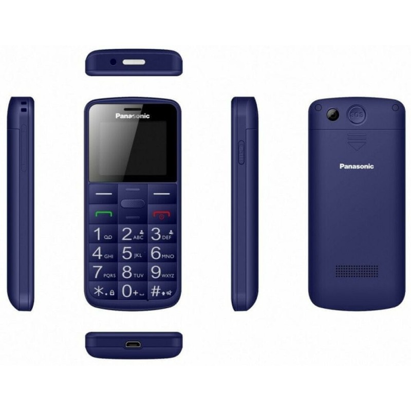 Outlet Telefon komórkowy Panasonic KX-TU110 512/32 MB niebieski Bluetooth