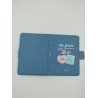 Outlet etui na ebooka 6" granatowy Me gutsa damski magnes Cool Case kropki