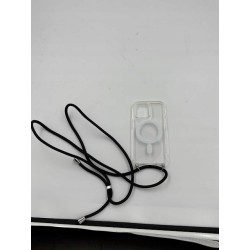 Outlet Przezroczyste magnetyczne etui z paskiem do iPhone 13 Pro smukłe