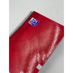 Oxford zeszyt spiralny A4 80 kartek kratka 4x4 wytrzymała twarda okładka