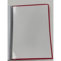 Oxford zeszyt spiralny A4 80 kartek kratka 4x4 wytrzymała twarda okładka