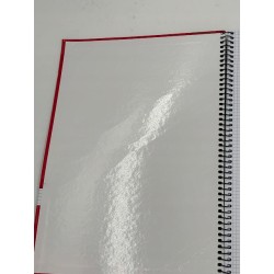 Oxford zeszyt spiralny A4 80 kartek kratka 4x4 wytrzymała twarda okładka