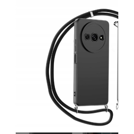 MQERYBV Pokrowiec etui do Xiaomi Redmi A3 z smyczą smukłe i lekkie ochronne