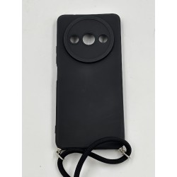 MQERYBV Pokrowiec etui do Xiaomi Redmi A3 z smyczą smukłe i lekkie ochronne
