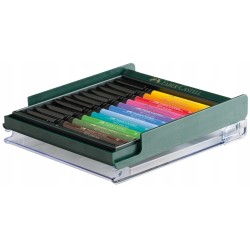 Outlet PISAKI FABER-CASTELL PITT ARTIST PEN BRUSH 12 KOLORÓW PODSTAWOWE