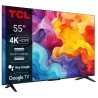 USZKODZONY Telewizor przekątna 55 cali LED TCL 55V6B Google TV 4K UHD WIFI