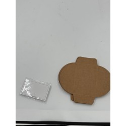Outlet 25 sztuk kopert oraz 25 sztuk pocztówek papier kraft w styl retro
