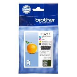 Outlet Tusz Brother LC-3211 LC3211VAL 3 kolory wydajność 200 stron OPIS
