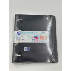 Outlet Oxford Live&Go Segregator A5 4 pierścienie zestaw z arkuszami czarny