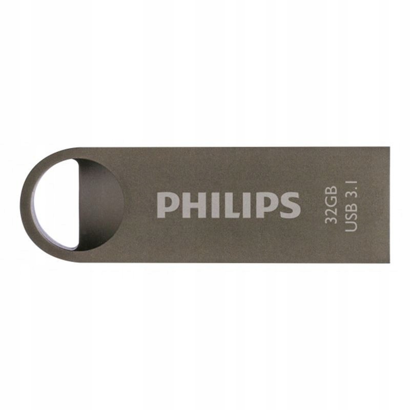 Outlet Pendrive Philips Moon 32 GB USB 3.1 szary zapis 120 MB/s podręczny