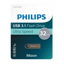 Outlet Pendrive Philips Moon 32 GB USB 3.1 szary zapis 120 MB/s podręczny