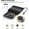 Outlet Napęd CD zewnętrzna Rodzon BT638 interfejs USB 3.0 plug & play