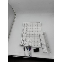 Outlet Amazon Magnetyczna folia suchościeralna kalendarz 53 x 30 cm OPIS