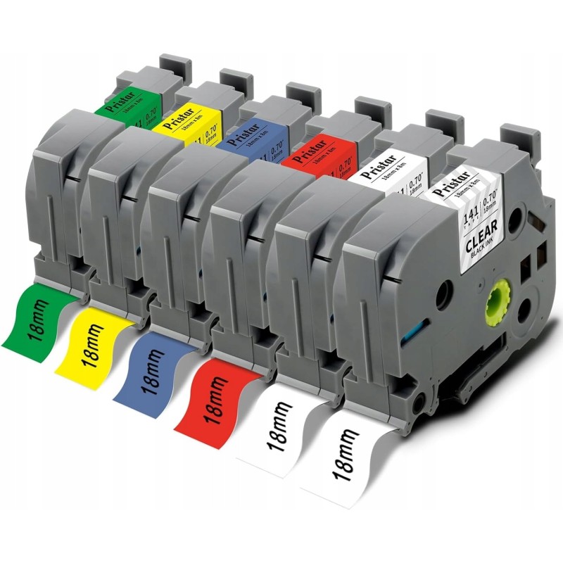 Pristar 18 mm Kompatybilna taśma z etykietami
