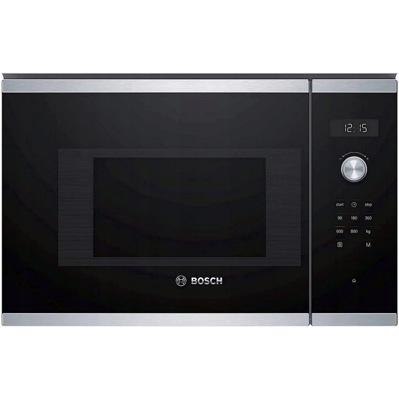 USZKODZONY Kuchenka mikrofalowa do zabudowy Bosch BFL524MS0 moc 800 W USZKODZONY Kuchenka mikrofalowa do zabudowy Bosch BFL524MS0 moc 800 W