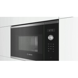 USZKODZONY Kuchenka mikrofalowa do zabudowy Bosch BFL524MS0 moc 800 W