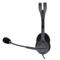 Outlet Słuchawki nauszne zamknięte Logitech H111 długość przewodu 1.8 m