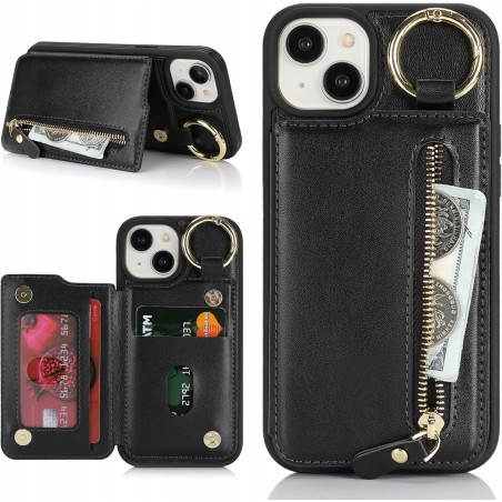 Outlet Havaya Etui na iPhone 15 z uchwytem na karty z zamkiem błyskawicznym