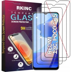 Szkło hartowane RKINC do Xiaomi Redmi 13C/Poco C65 odporne na rysy 2szt