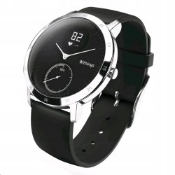 Outlet Withings Steel HR Hybrid Smartwatch czarny bluetooth krokomierz