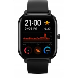Outlet Smartwatch Amazfit GTS czarny bateria 220 mAh bluetooth pulsometr