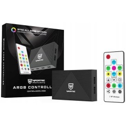 Nfortec Kontroler ARGB magnetyczny zacisk 6 portów sterowanie PWM + pilot